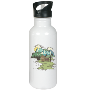 Hüttenzeit - Edelstahl-Trinkflasche