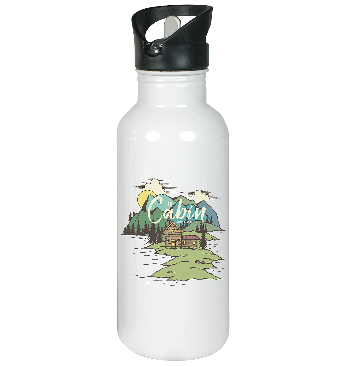 Hüttenzeit - Edelstahl-Trinkflasche