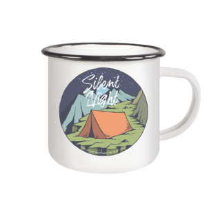 Abenteuernacht - Emaille Tasse (Black)