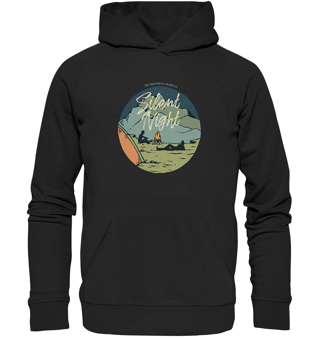 Lagerfeuernacht - Basic Hoodie – Bild 2