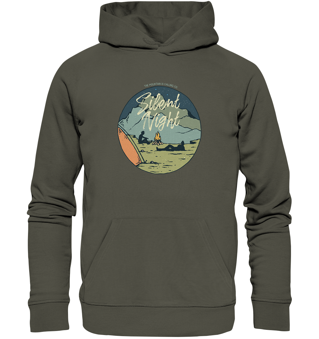 Lagerfeuernacht - Basic Hoodie – Bild 3