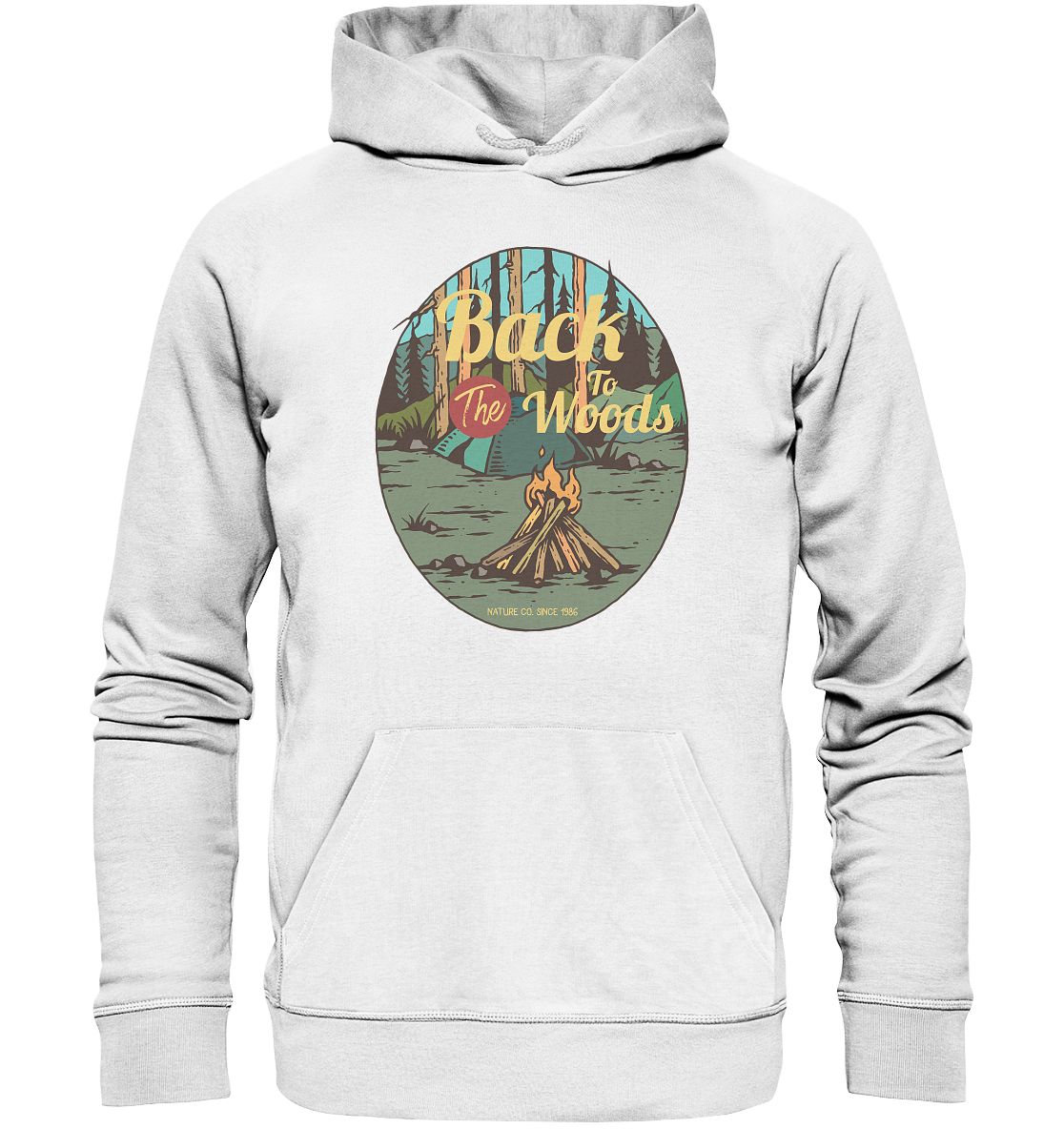 Lagerfeuerzeit - Basic Hoodie – Bild 2
