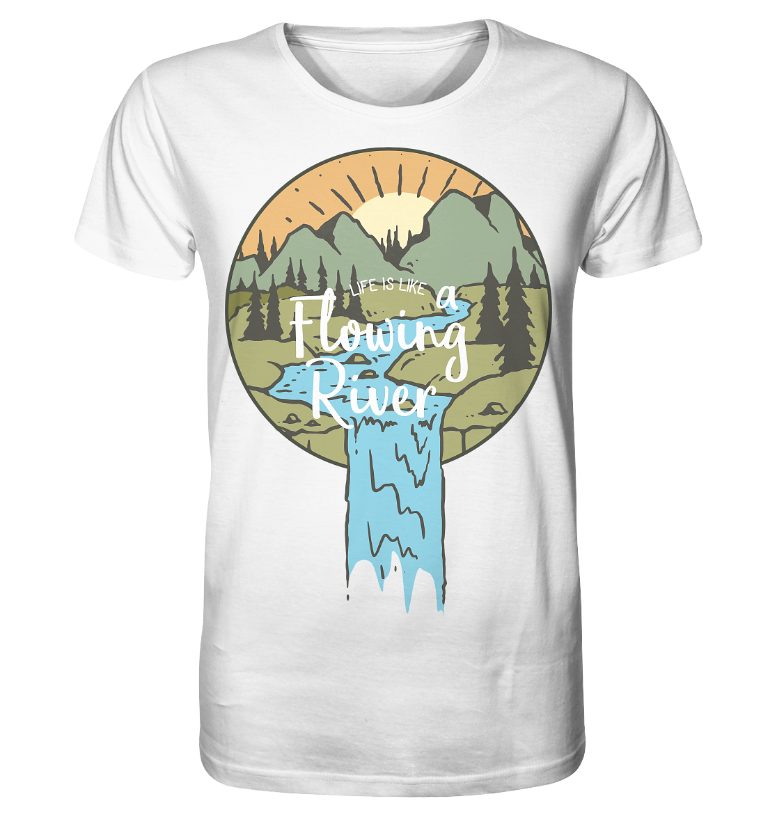 Lebensfluss - Shirt – Bild 2