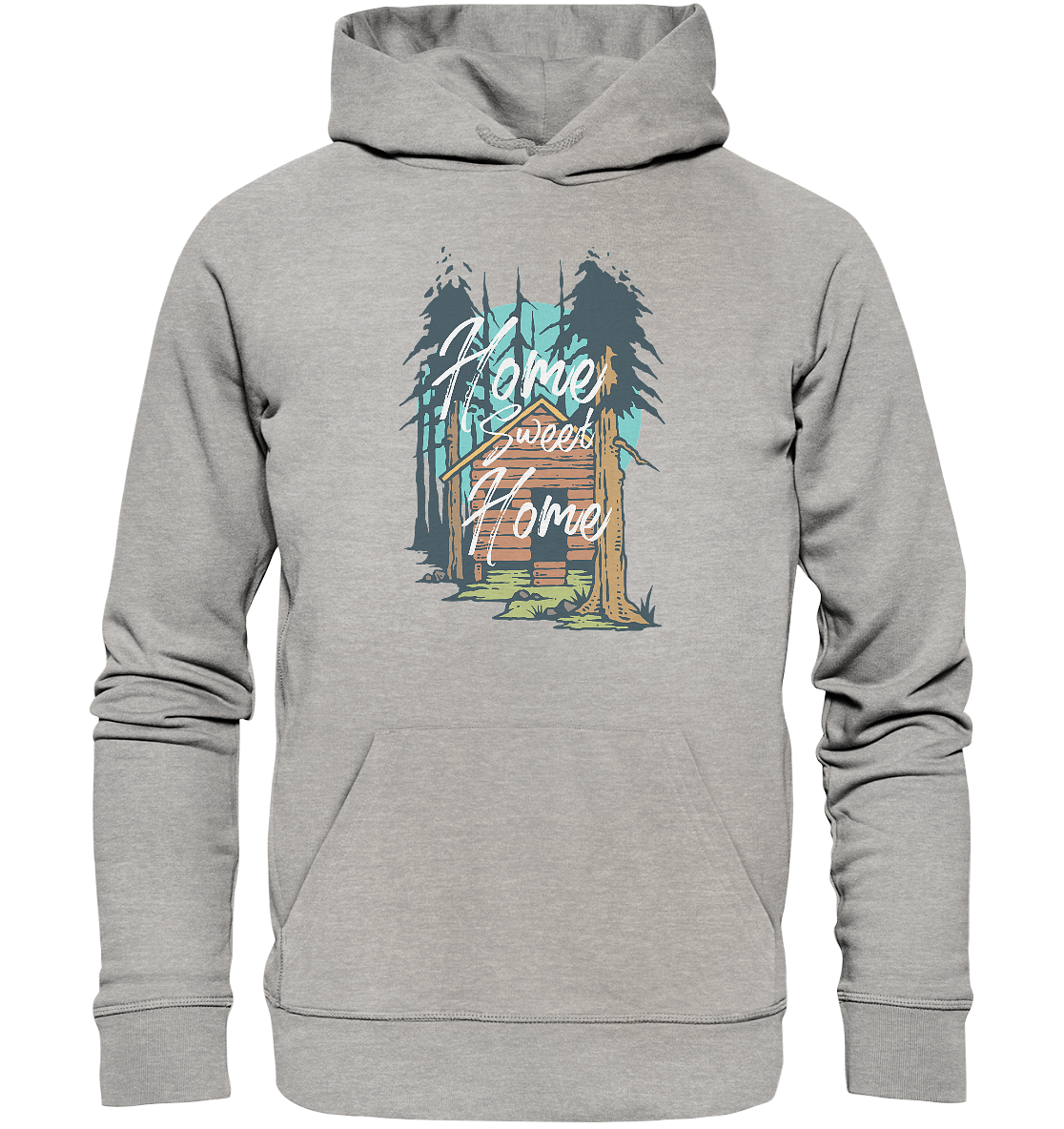 Draußen-Zuhause - Basic Hoodie