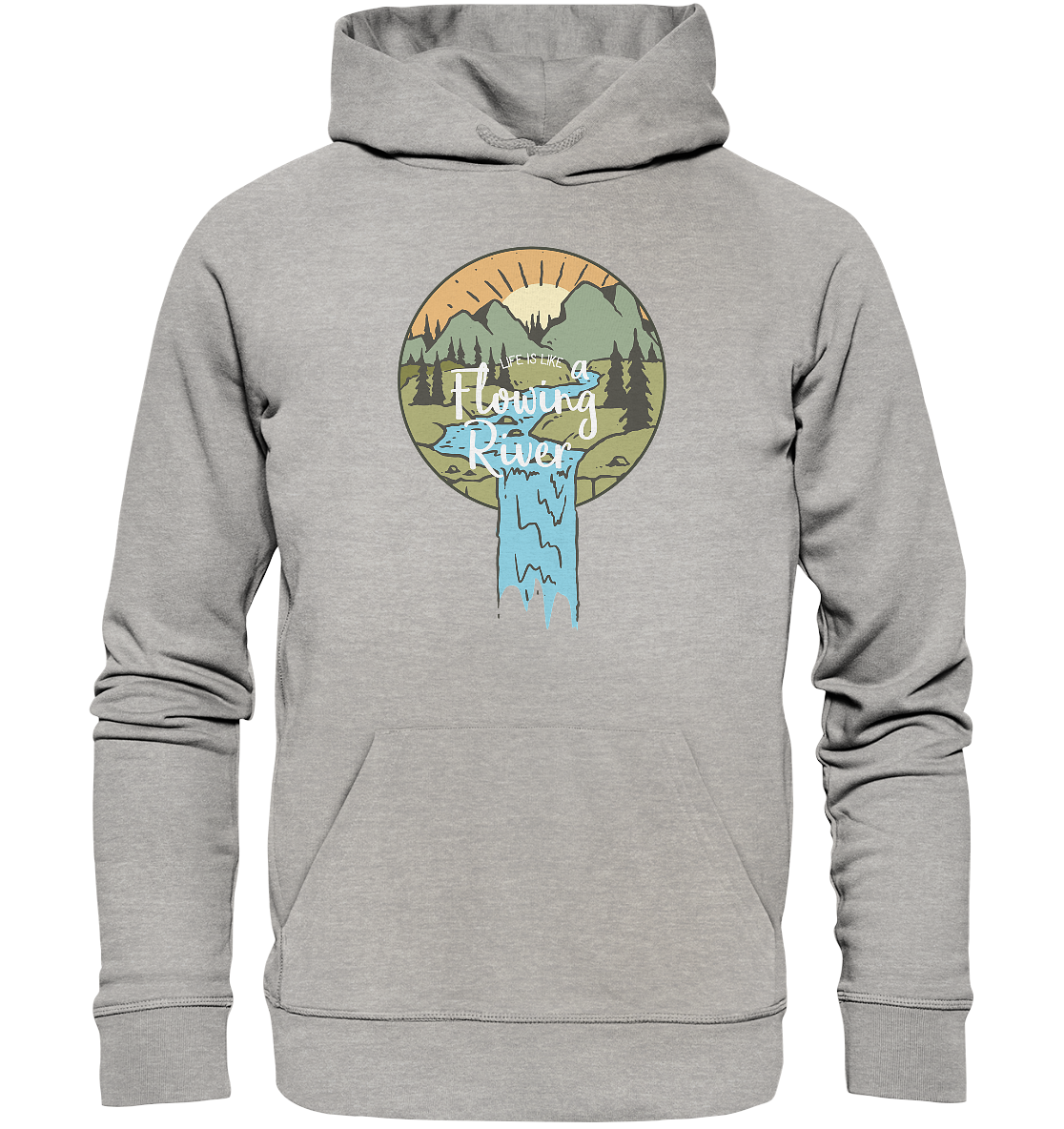 Lebensfluss - Basic Hoodie