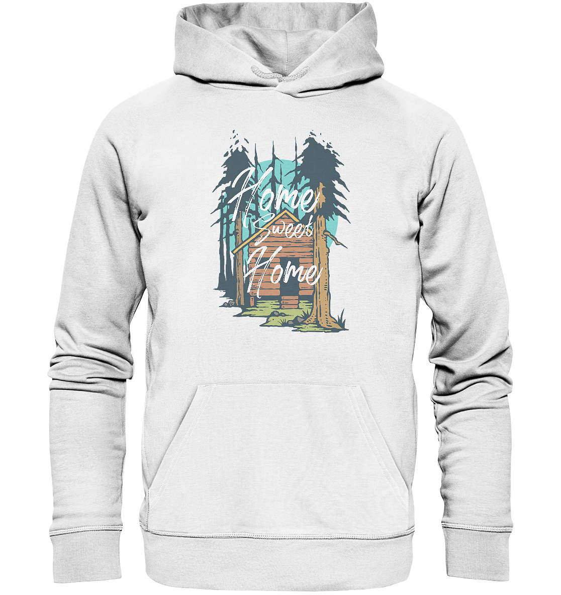Draußen-Zuhause - Basic Hoodie – Bild 2